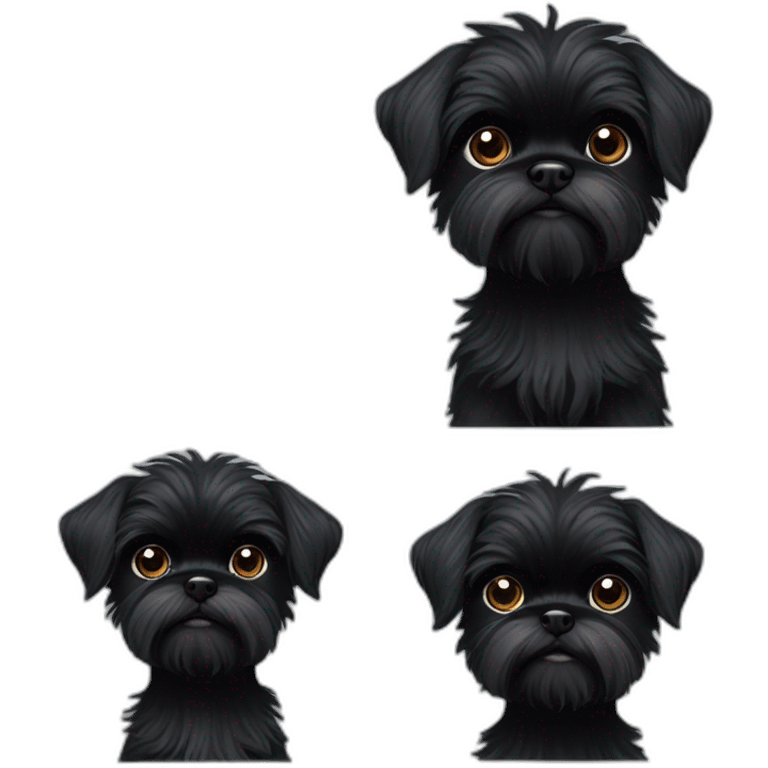 affenpinscher-young-black-man emoji