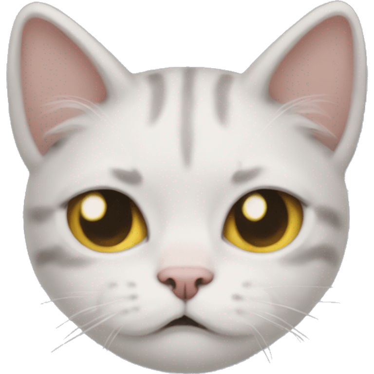 Emoji of sad cat from song meow meow meow meow (Billie eilish) emoji