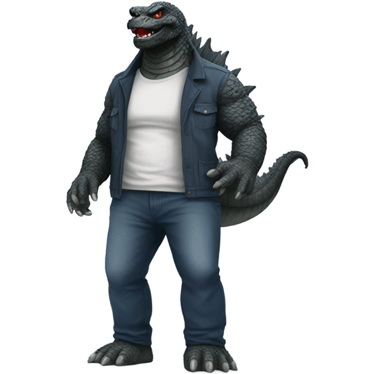 Godzilla with pants  emoji