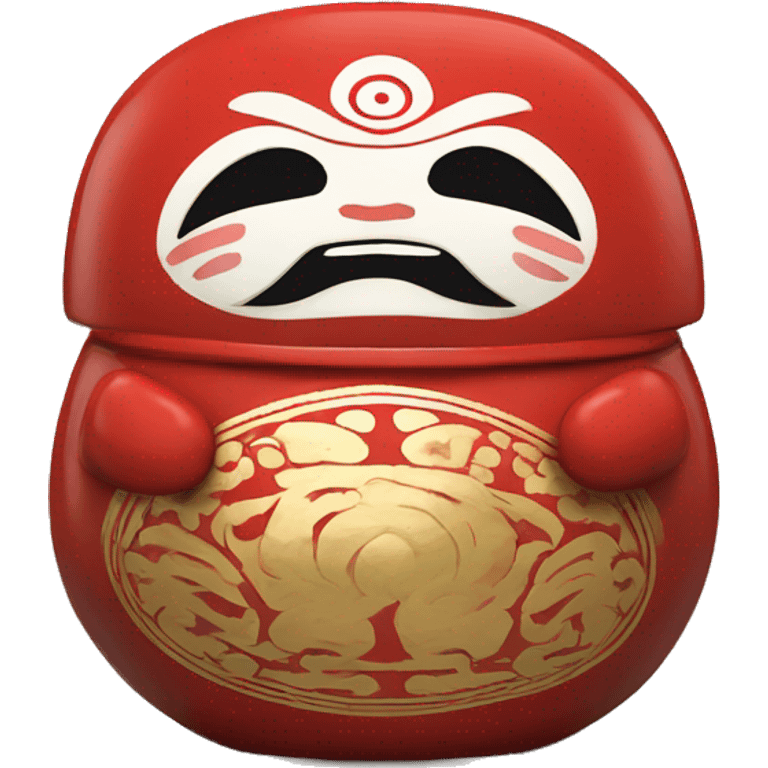 daruma japan figurine emoji