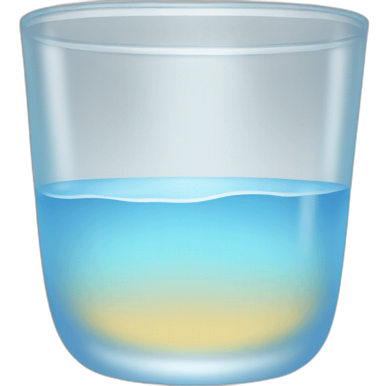 glass of water, ios emoji type emoji