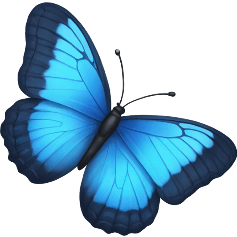 blue butterfly  emoji