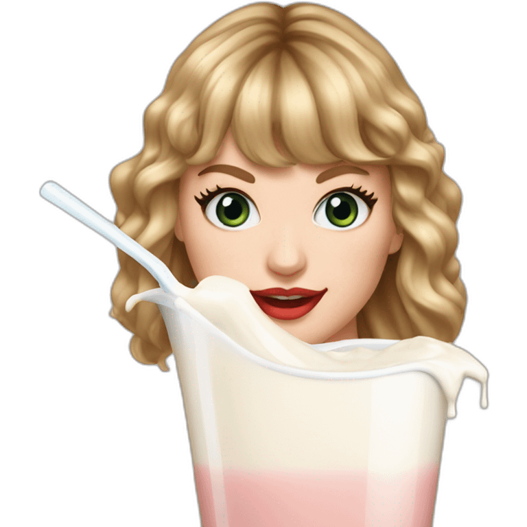 taylor-swift-milk-on-face emoji