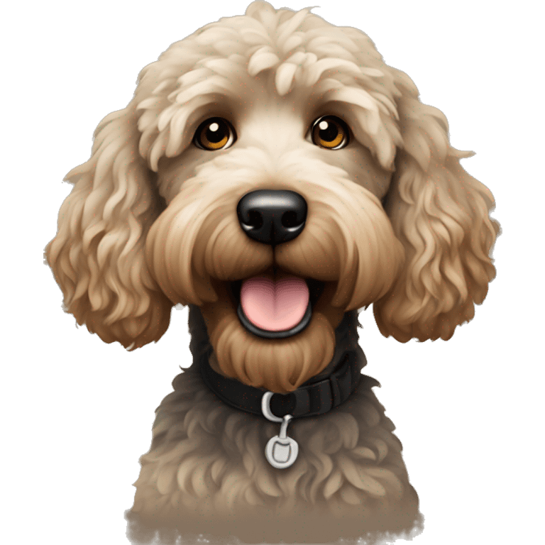 Black Golden Doodle emoji