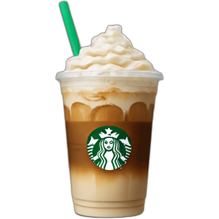 Starbucks ice coffee emoji