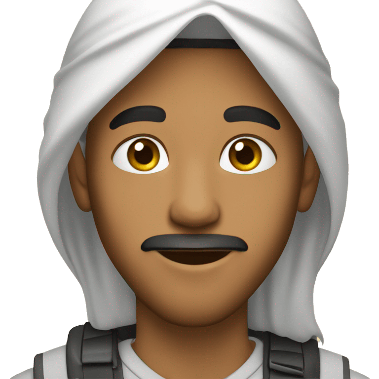 Morocho arabe joven  emoji