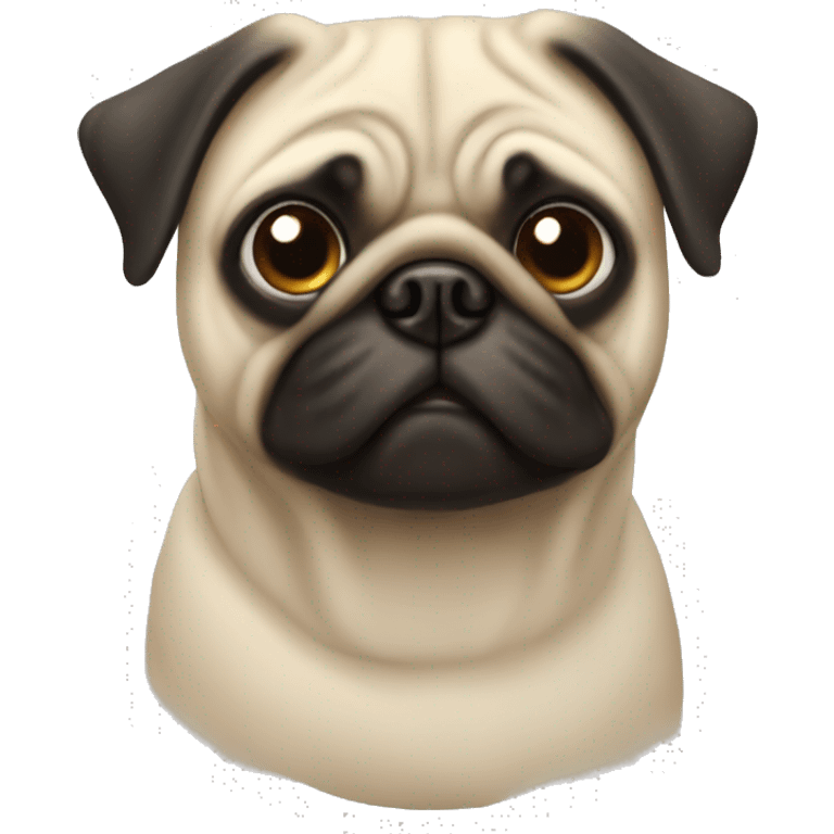 Pug dog  emoji