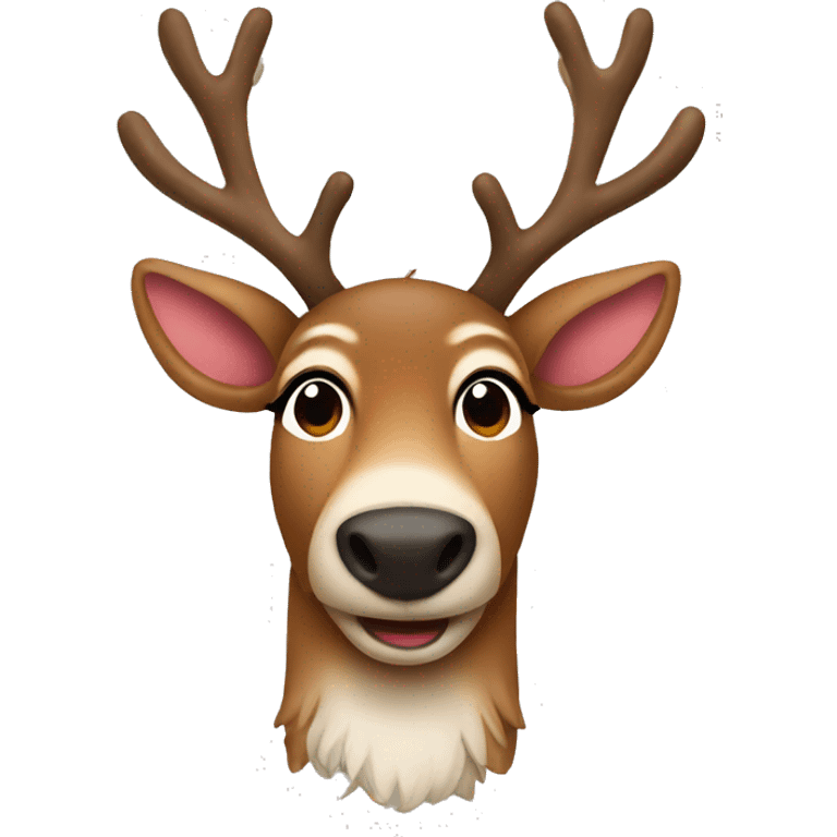 reindeer christmas emoji