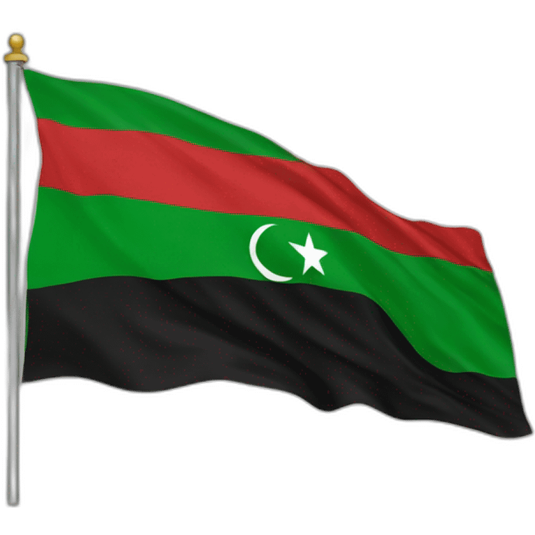 Libya flag, Tunis flag emoji