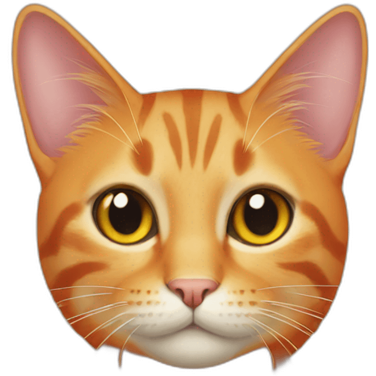 cat orange emoji