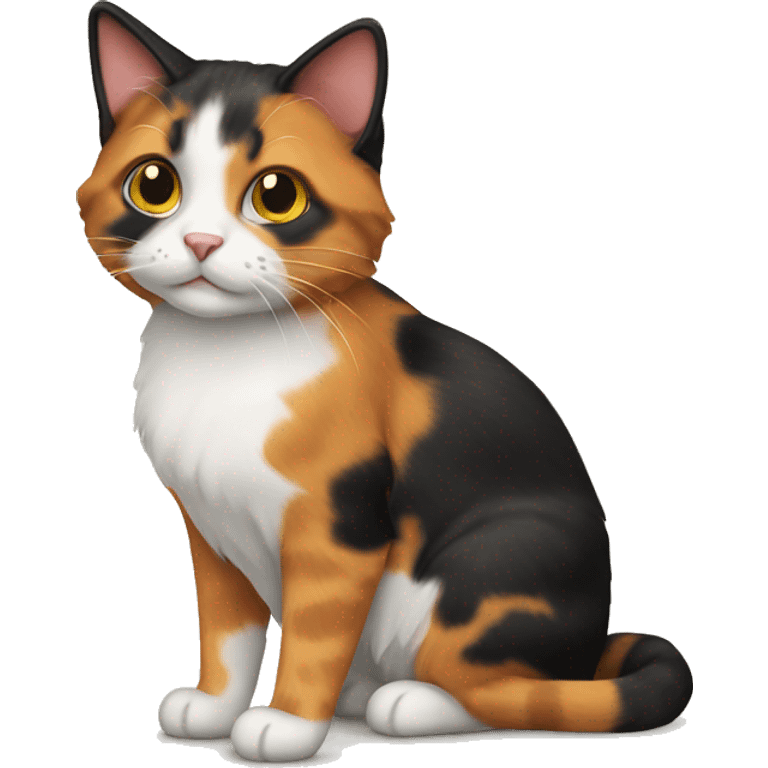 Calico cat emoji