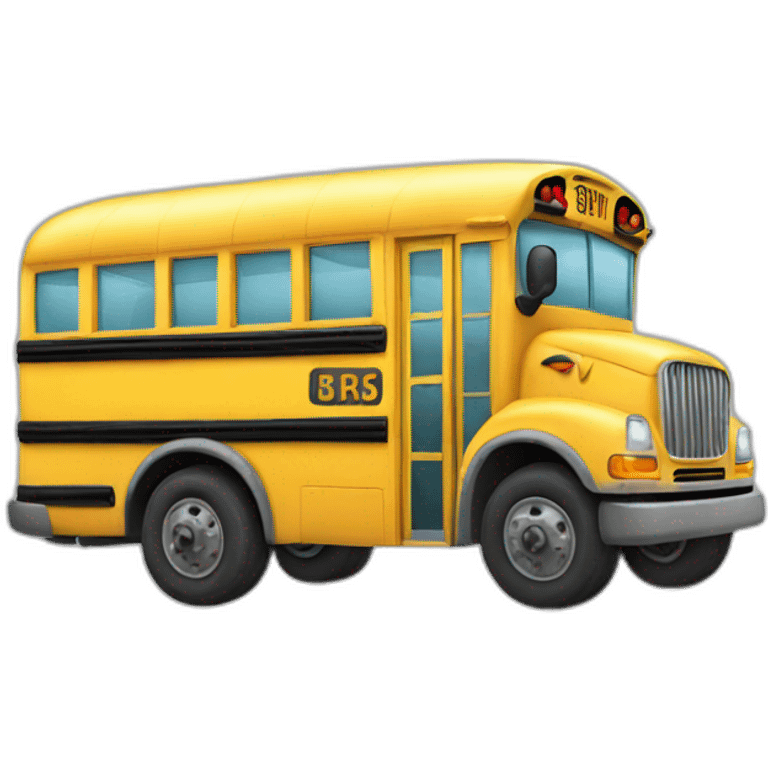 School bus emoji