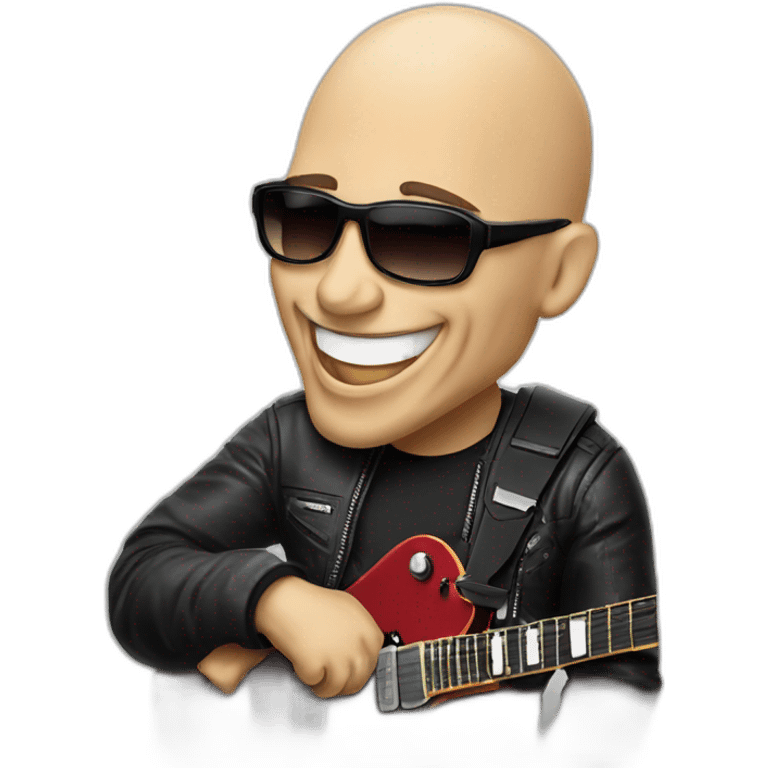 Joe Satriani sonriendo emoji