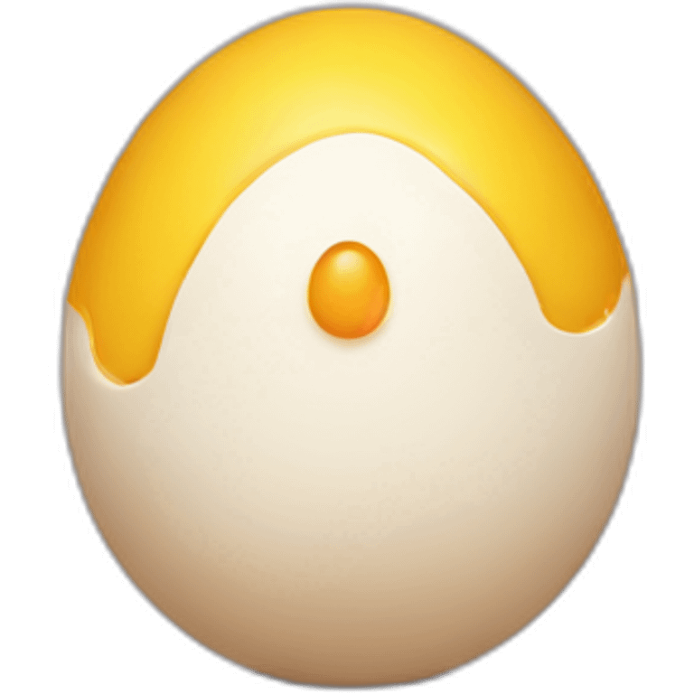 A human with an egg head emoji