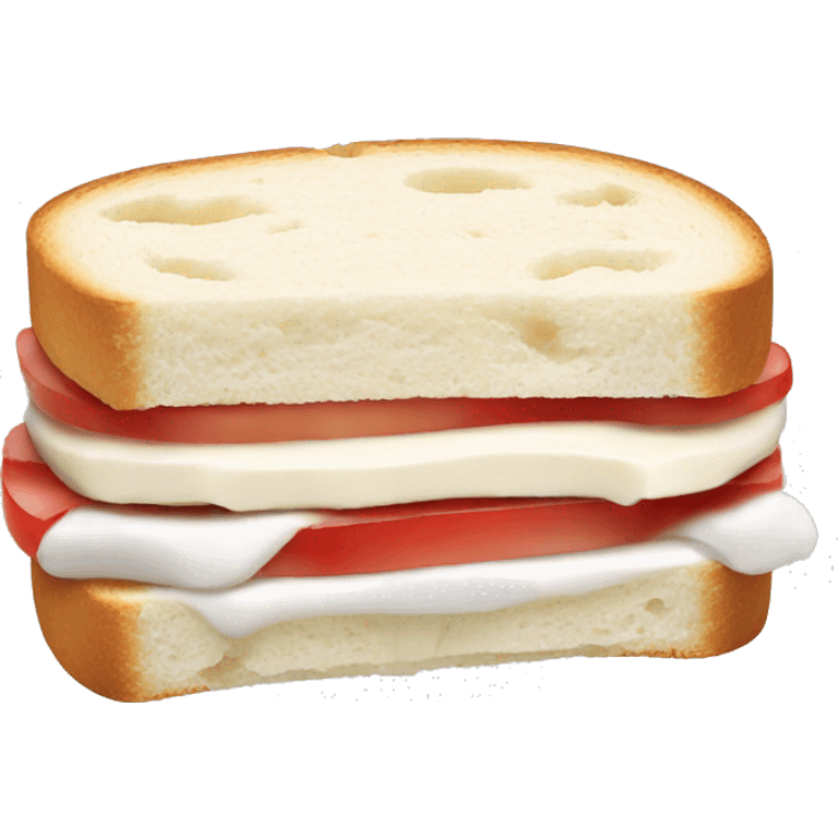 a Cream cheese sandwich emoji