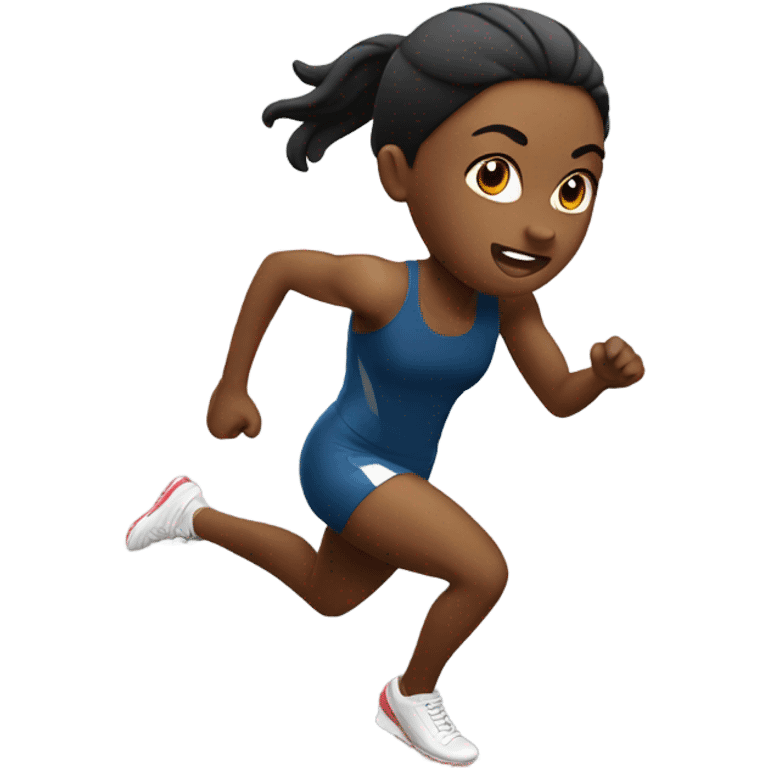 Sprinting girl emoji