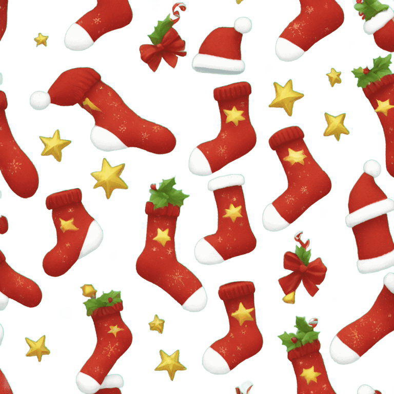 Christmas socks emoji