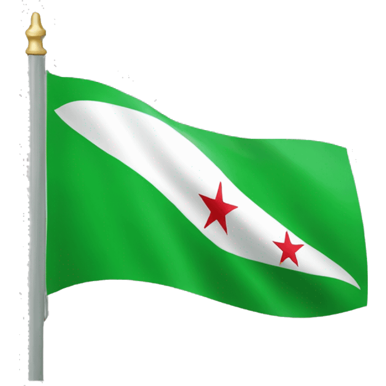 Green syria flag emoji