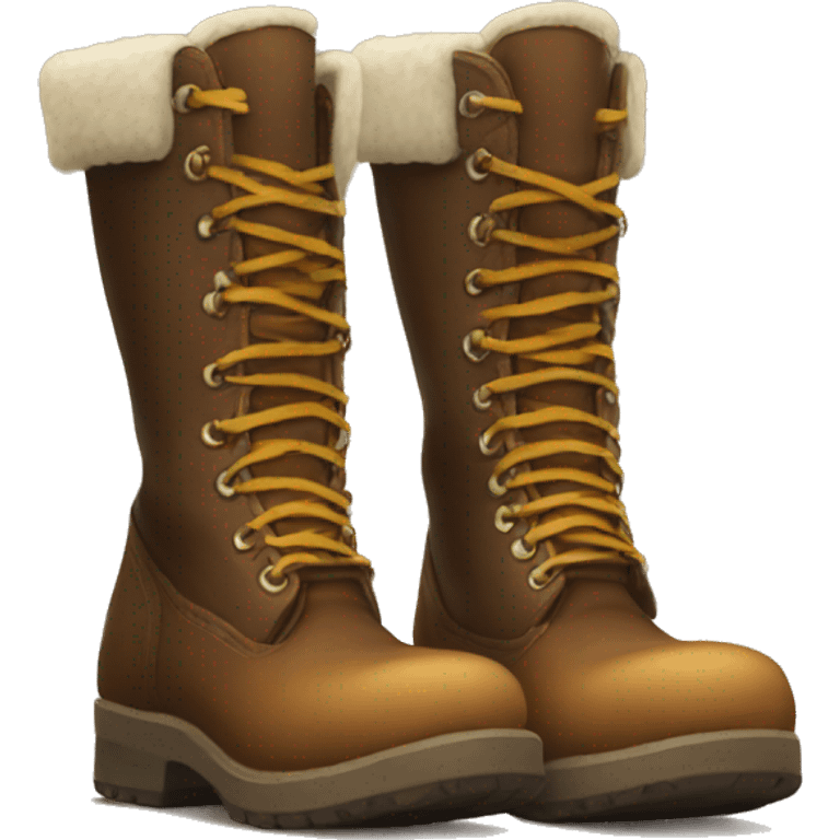 A pair of high boots emoji