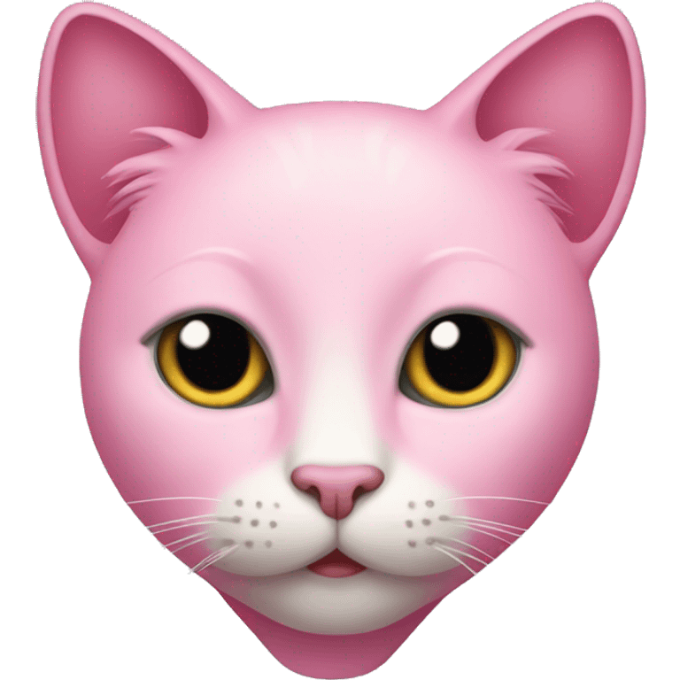 Pink cat emoji