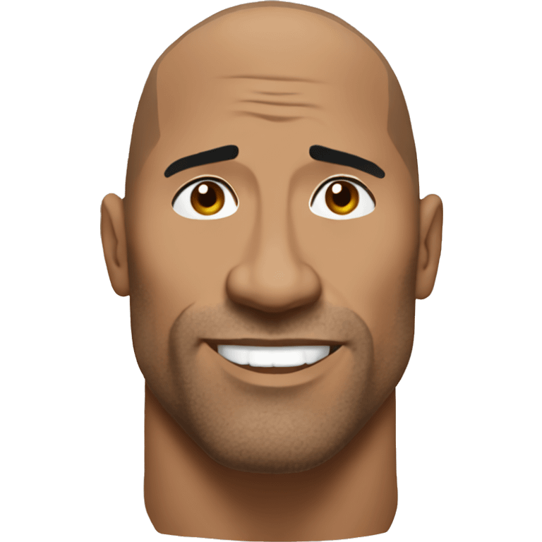 The Rock old emoji