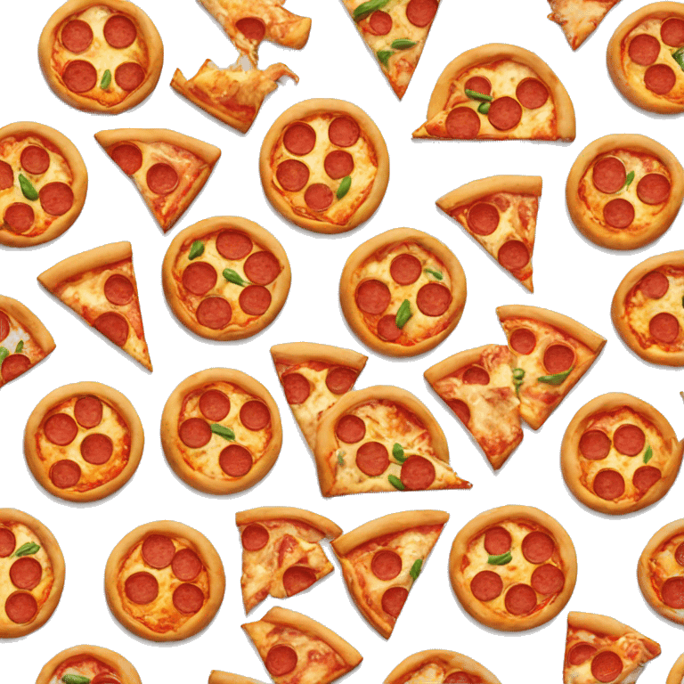 A delicious pizza emoji emoji