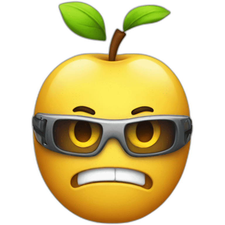 Video game Apple character emoji