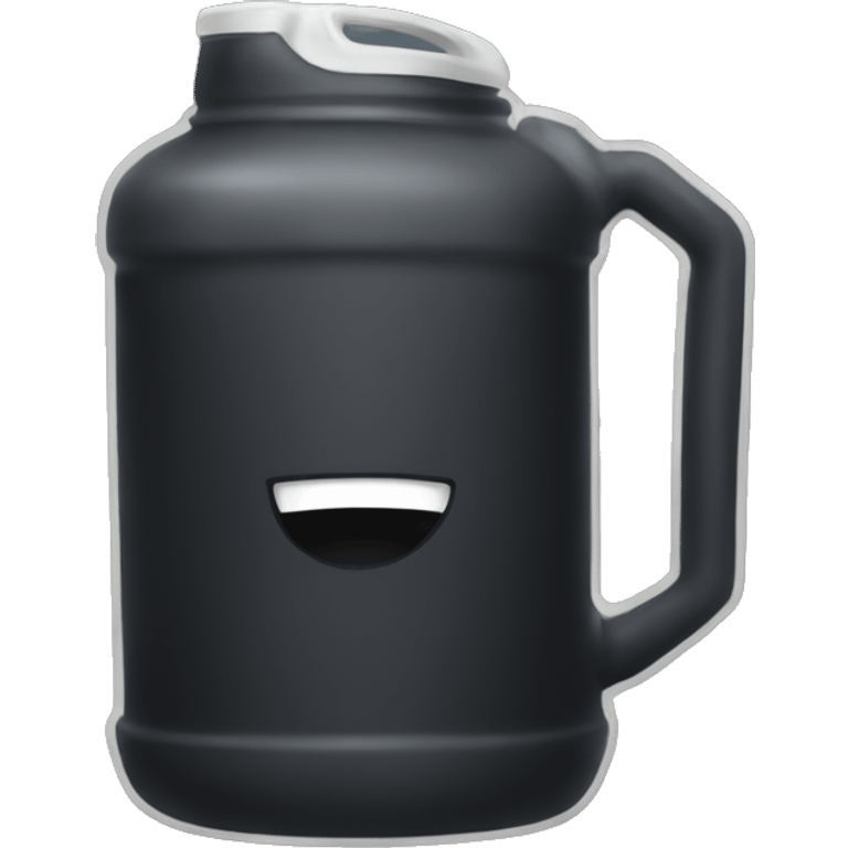 Black hydro jug emoji