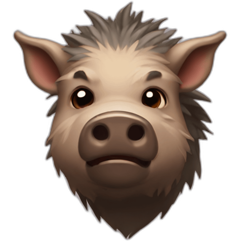 cool boar emoji