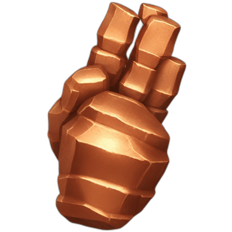 handful of copper ore emoji