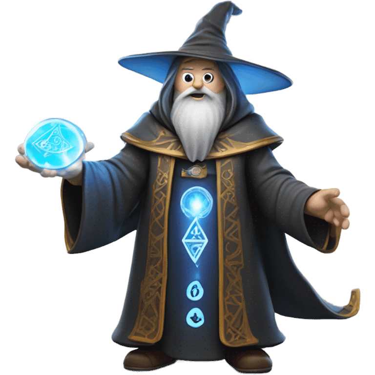 wizard  hard disk emoji