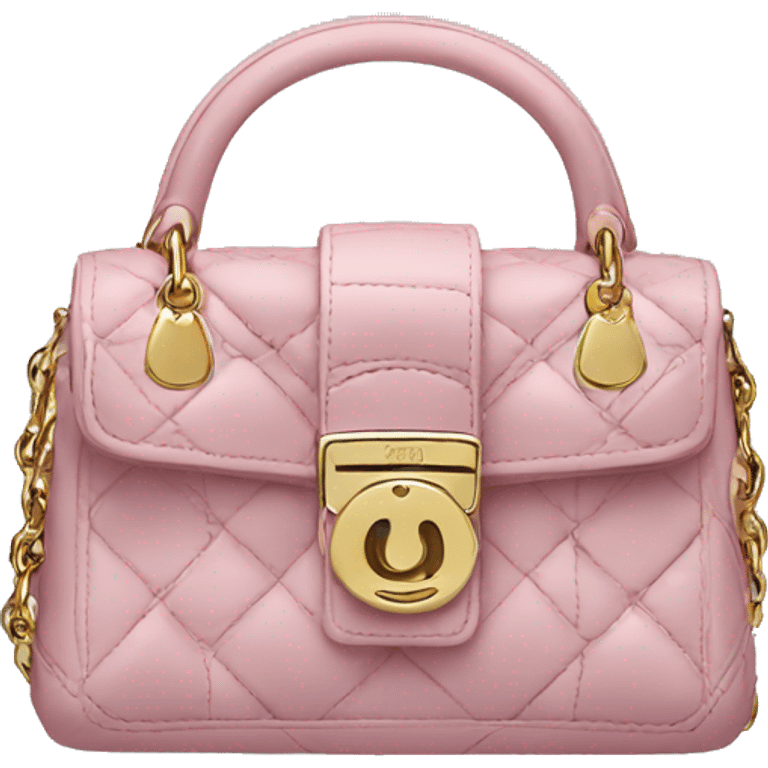 mini dior bag emoji