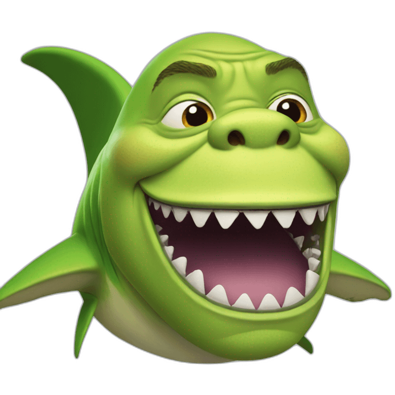 Shrek Shark emoji