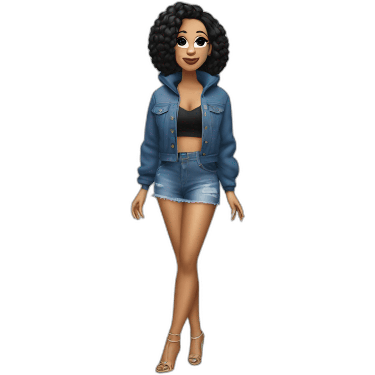 Cardi b full body emoji