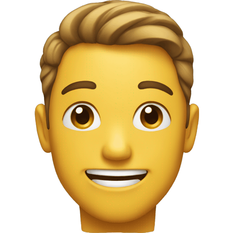 a awkward smiling emoji  emoji