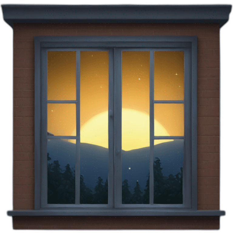 window to night emoji