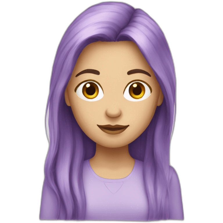 white-woman-with-long-purpl—hair emoji