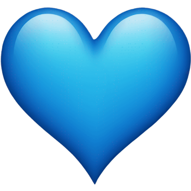 Blue heart emoji