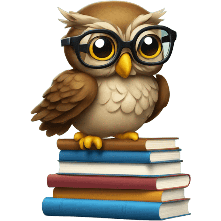 Teacher owl emoji