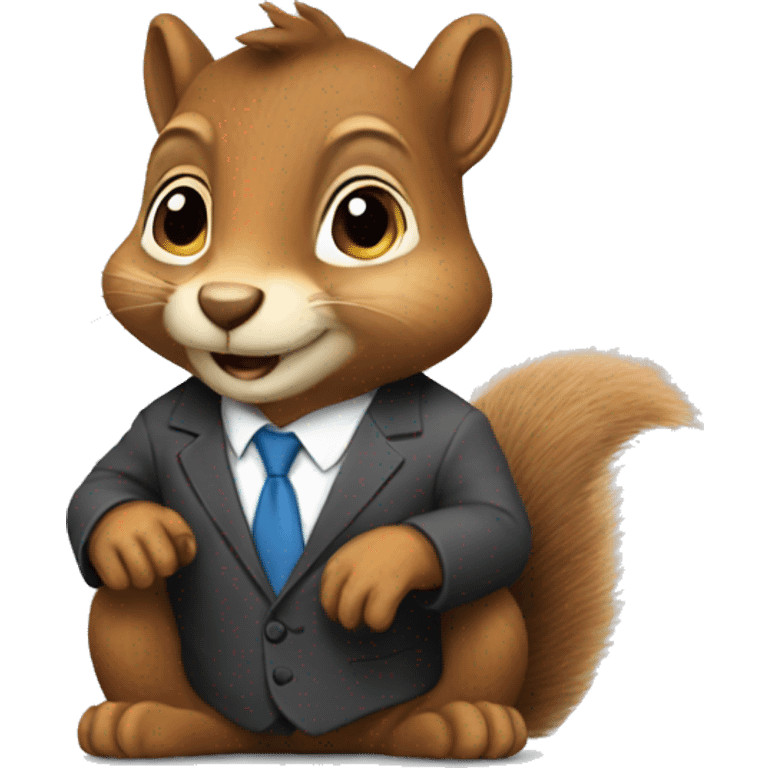 corporate squirrel emoji