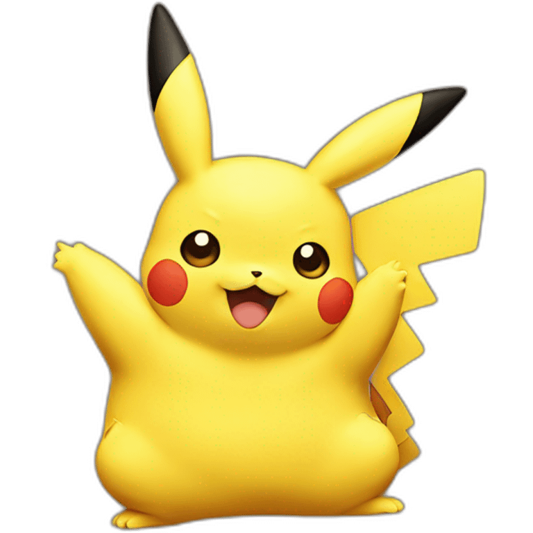 Fat pikachu emoji