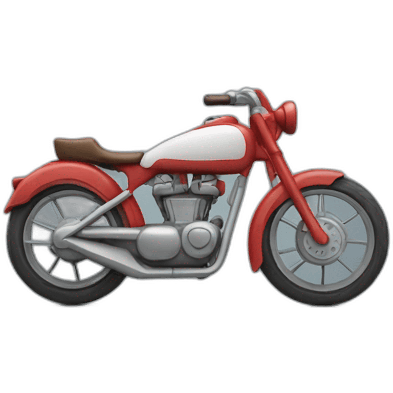 Iron riding bike emoji