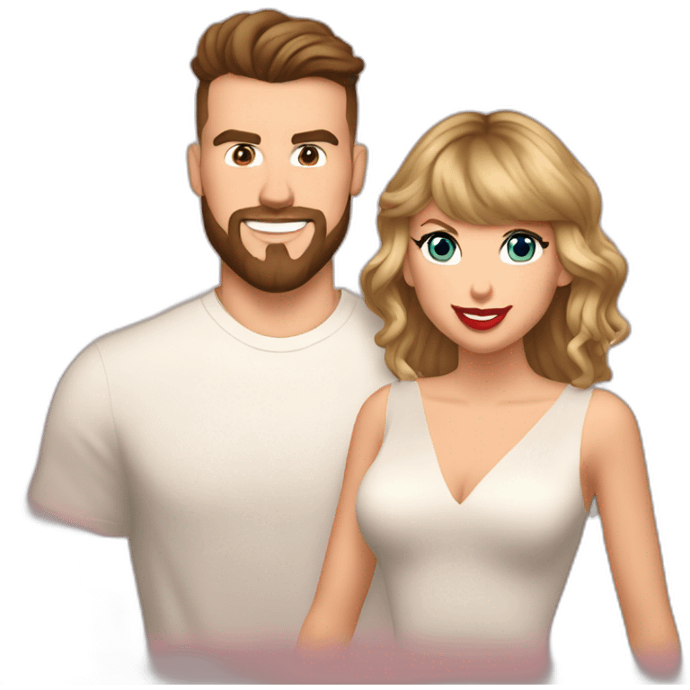 taylor swift & travis kelce emoji