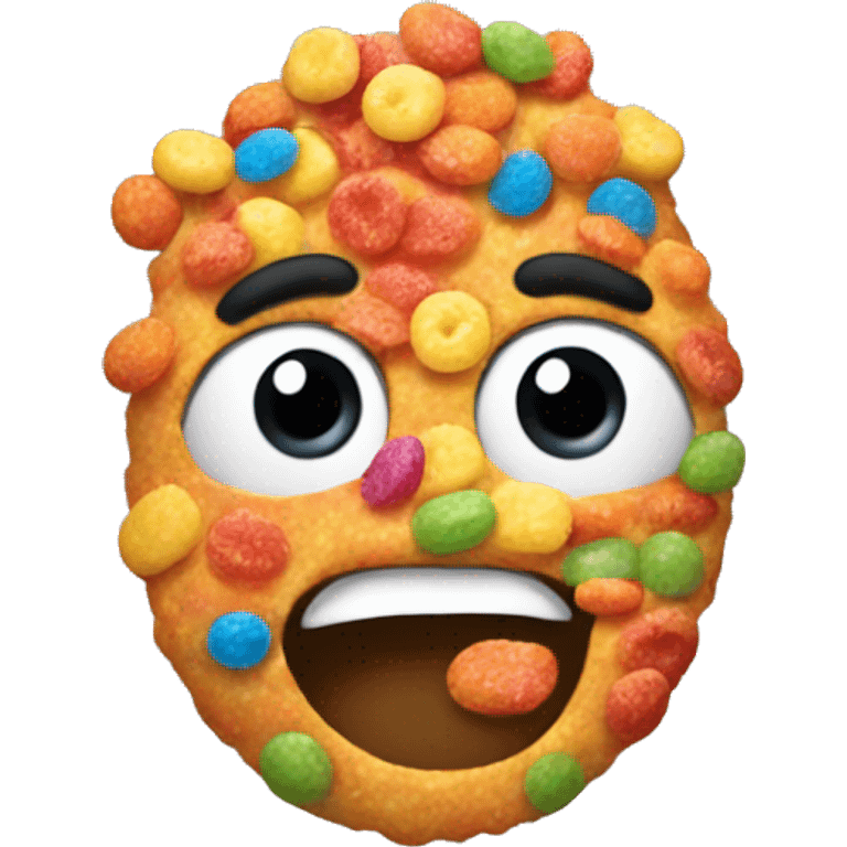 Fruity pebbles cereal emoji