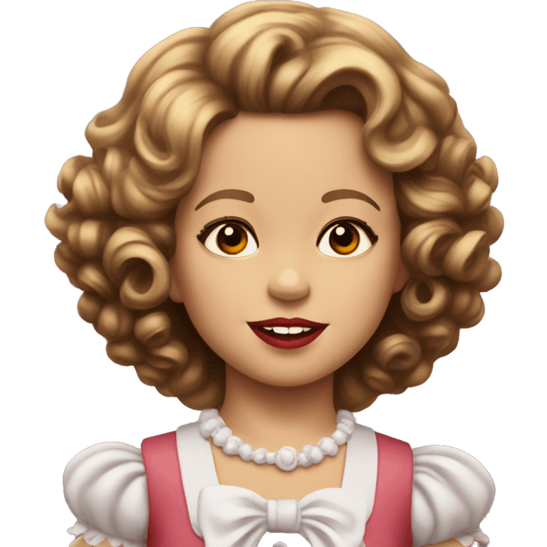 aesthetic shirley temple emoji