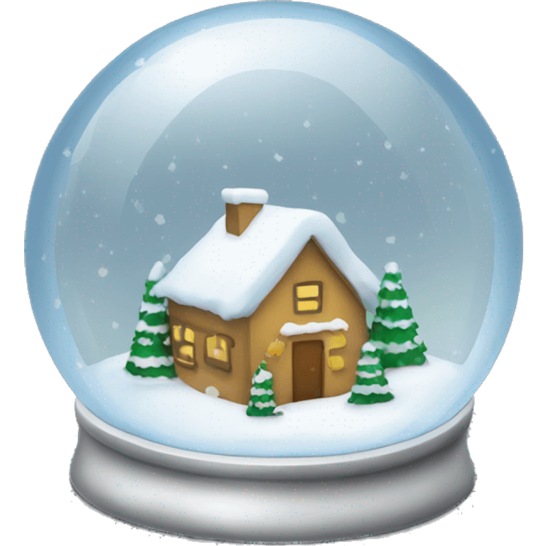 Christmas snowglobe emoji