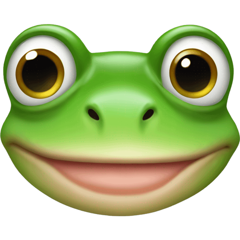 Frog cheeks emoji