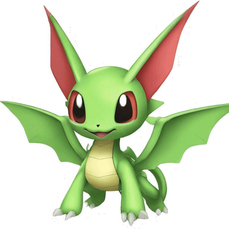 Cool Edgy Cute Chibi Legendary Shiny Fakemon-Pokémon-Genesect-Flygon With Full Body Detailed High Quality emoji