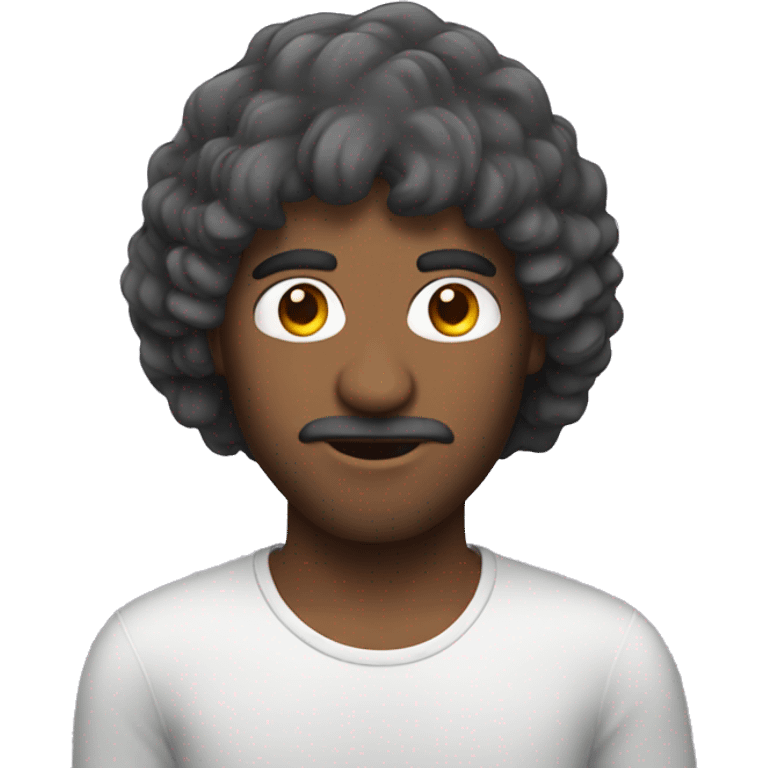 a man with wigs emoji