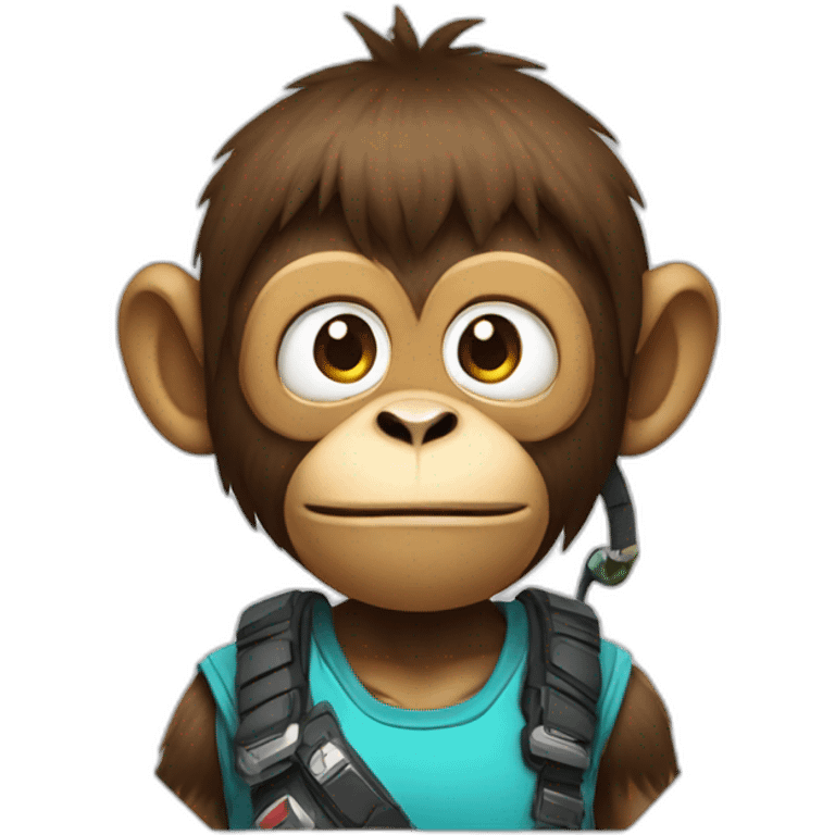 Gamer monkey emoji